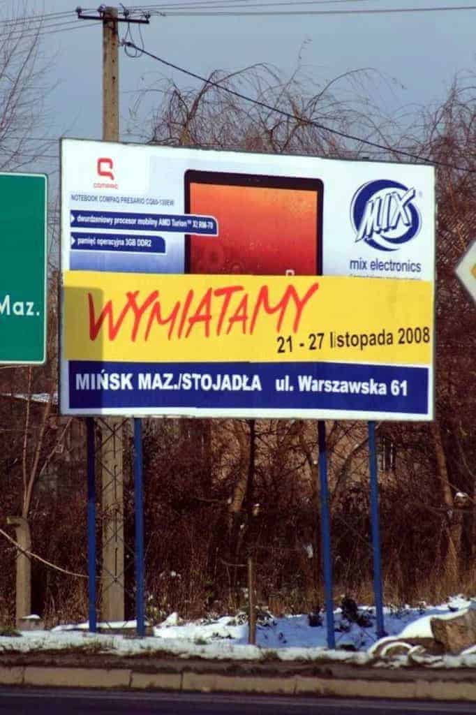 realizacje billboardy mix electronics mińsk maz_1
