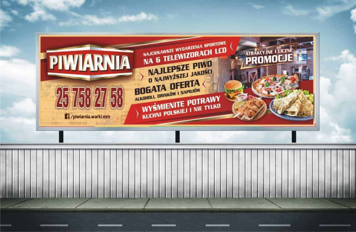 realizacje billboardy projekt plakatu labella mińsk mazowiecki