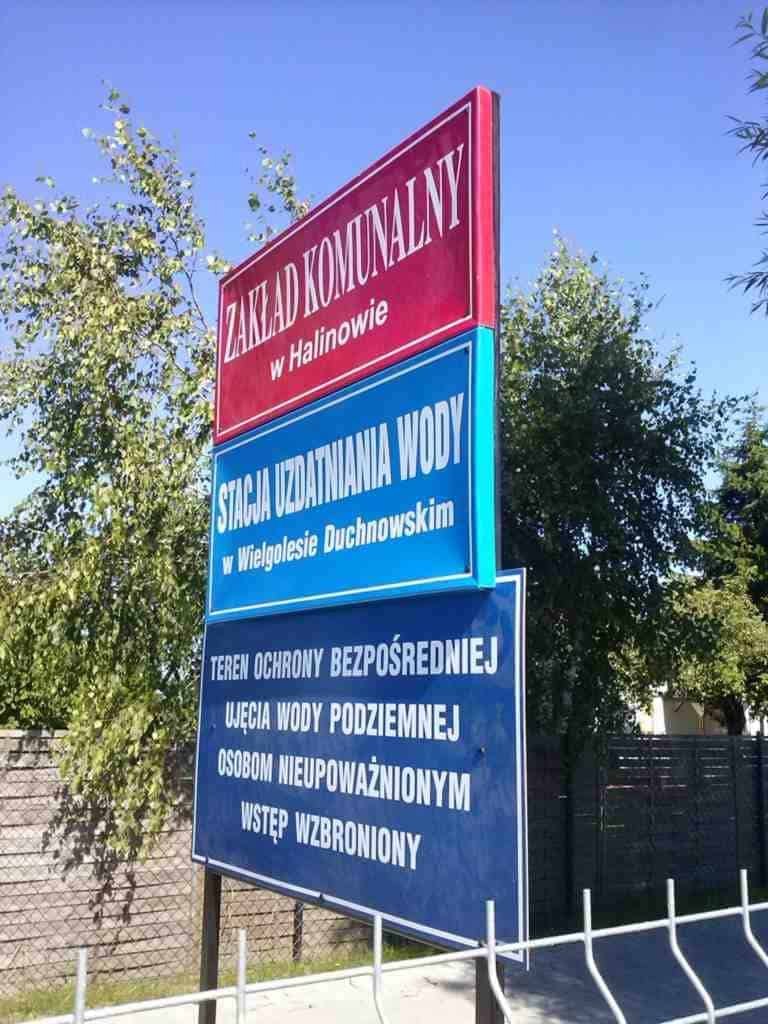 tablice informacyjne blacha ocynkowana