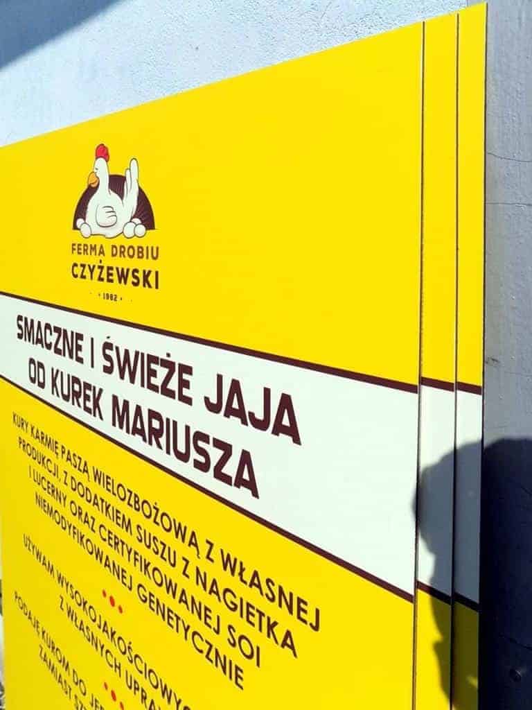 tablice reklamowe z dibondu oferta firmy