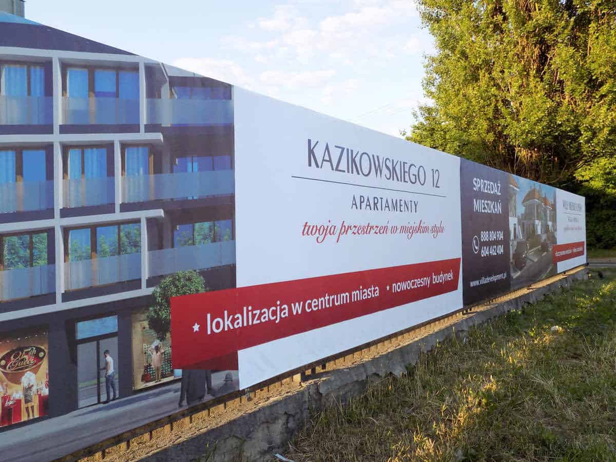 baner reklamowy na ogrodzenie mińsk mazowiecki