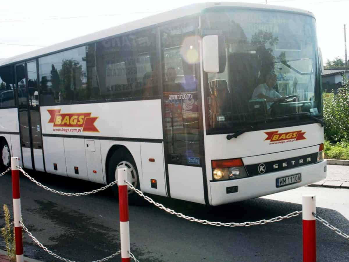 autobus linii BAGS stare logo by reklamyArek