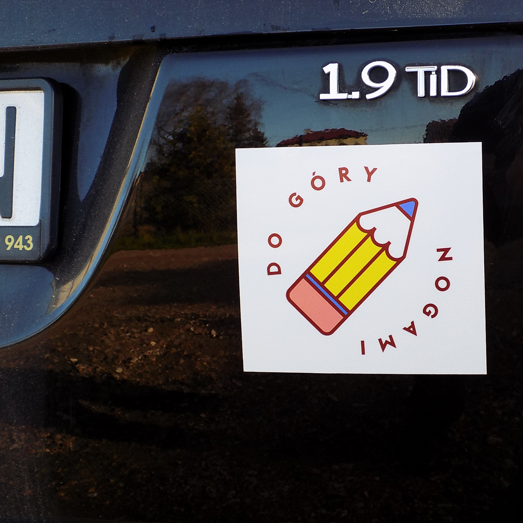 Naklejki odblaskowe logo na samochód Naklejki odblaskowe