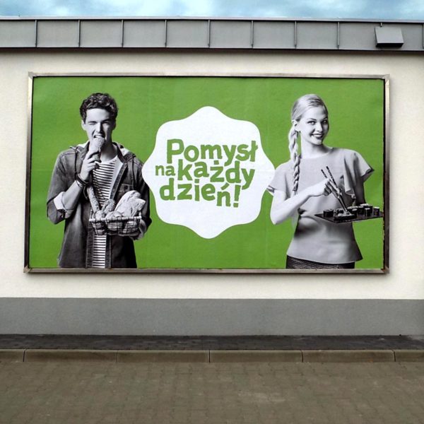 Wydruk plakatu BBS na billboard reklamowy