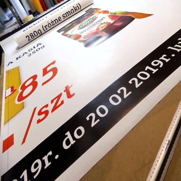 drukowanie plakatów na billboardy druk solwentowy