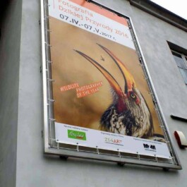 Banery wymienne na ramie ze stali nierdzewnej