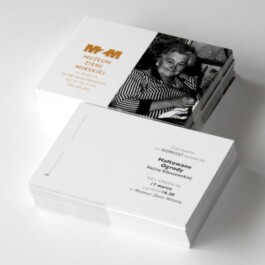 druk zaproszenia na wernisaż w MZM MMz