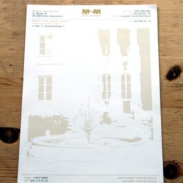 papier firmowy projekt i druk dla MZM