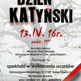 plakat dla Miasta Mińsk Mazowiecki i MZM