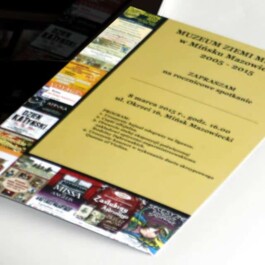 projekt i druk folderu dla MZM Mińsk Maz