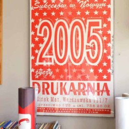 sitodruk plakat A0 z 2005 roku