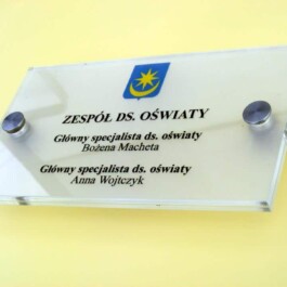 tabliczki przydrzwiowe system informacji wymiennej