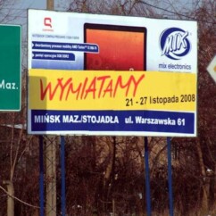 realizacje billboardy mix electronics mińsk maz_1