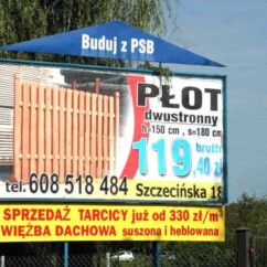 realizacje billboardy mińsk mazowiecki budowlana