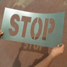 szablon sztywny do malowania pracownia