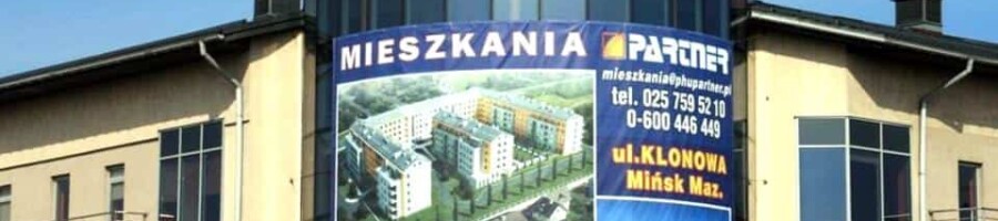 baner reklamowy rondo hallera 11 m X 7 m