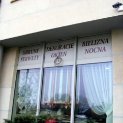 reklama na okna witryny naklejki