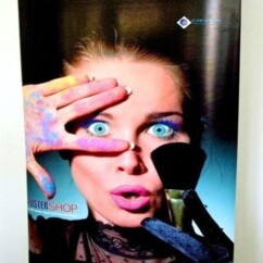 rollup z grafiką druk solwentowy projektowanie