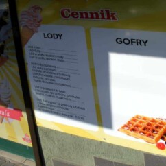 tablica reklamowa cennik na ścianę