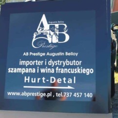 tablice reklamowe dibond montaż na ramie