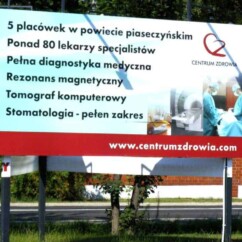 tablice reklamowe firmy wolnostojące