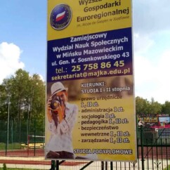 tablice reklamowe informacyjne z ofertą