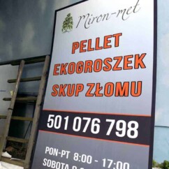 tablice reklamowe z Dibondu