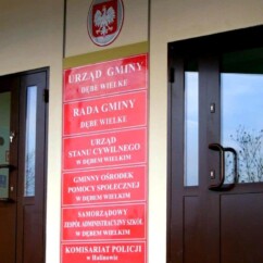 tablice urzedowe urzad gminy debe wielkie