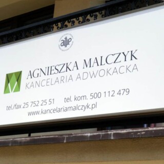 kaseton reklamowy profil aluminiowy anodowany