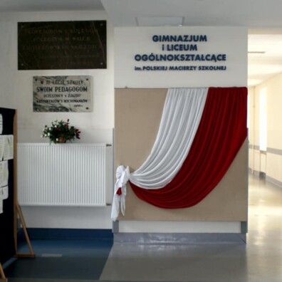 3D litery styrodur pomalowany naklejone na ścianę