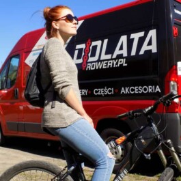 rowerem do pracy w pracowni reklamowej