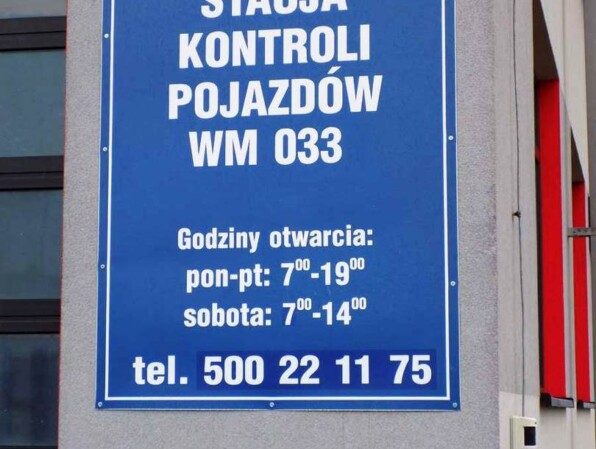 oznakowanie reklama tablica w jakubowie