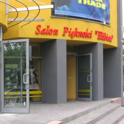 3D litery przestrzenne ze styroduru na budynek