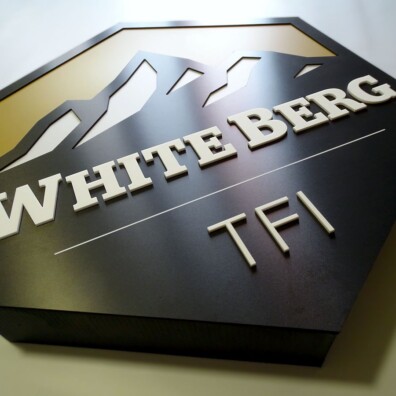 Reklama przestrzenna firmowe logo 3D do dekoracji wnętrza