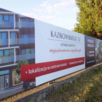 baner reklamowy na ogrodzenie mińsk mazowiecki