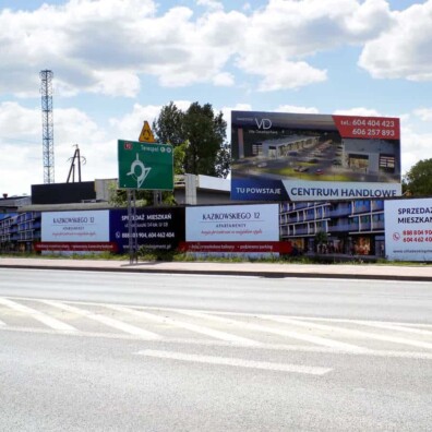 banery na ogrodzenie z płyty OSB