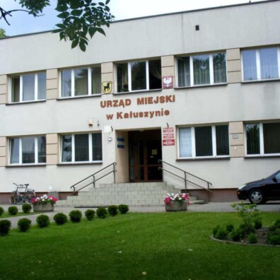 litery przestrzenne na budynek urzędu w kałuszynie