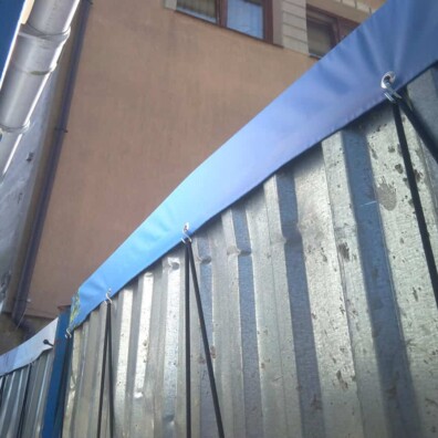 montaż banera reklamowego na ogrodzeniu w mińsku mazowieckim 12