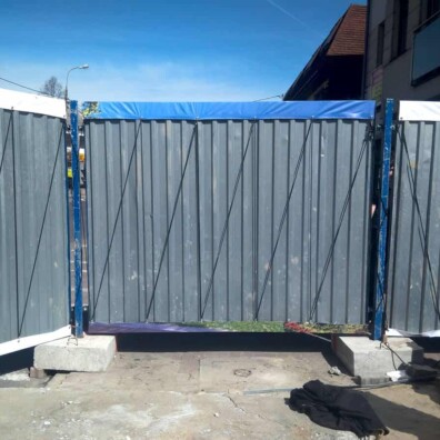 montaż banera reklamowego na ogrodzeniu w mińsku mazowieckim 9