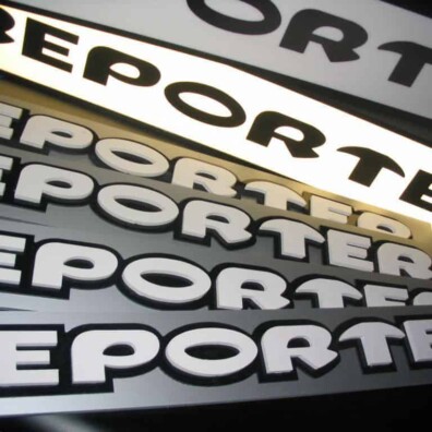 napisy przestrzenne 3D litery PCV 8 mm