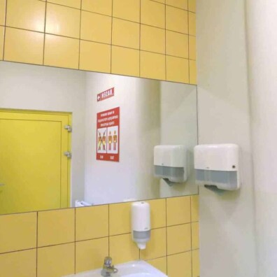 oznakowanie w budynku tabliczki pcv mosir mmz