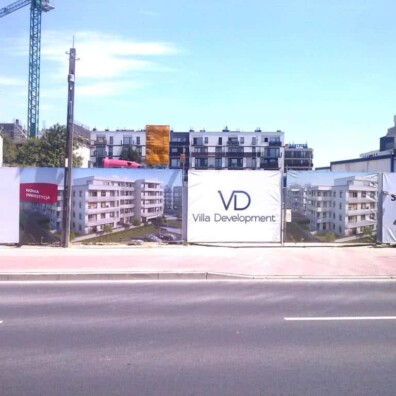 reklamowy baner na ogrodzenie w mińsku _