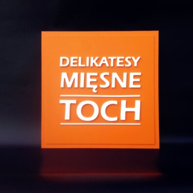 tablica 3D PCV napisy przestrzenne z pleksi