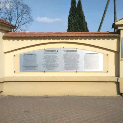 tablica informacyjna muzeum w mińsku maz druk plexi dibond