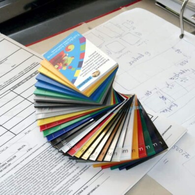 wzornik do liter przestrzennych z tworzywa