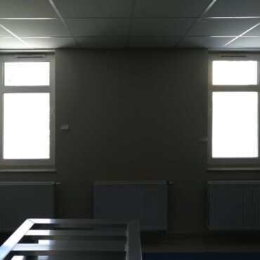 oklejanie okien w szpitalu