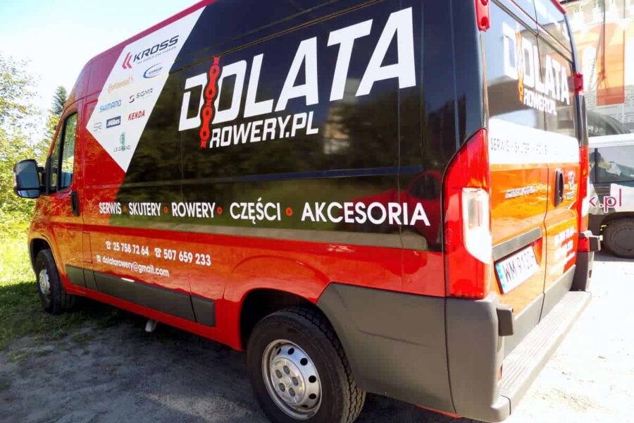 oklejenie samochodu dostawczego firmy Dolata 1