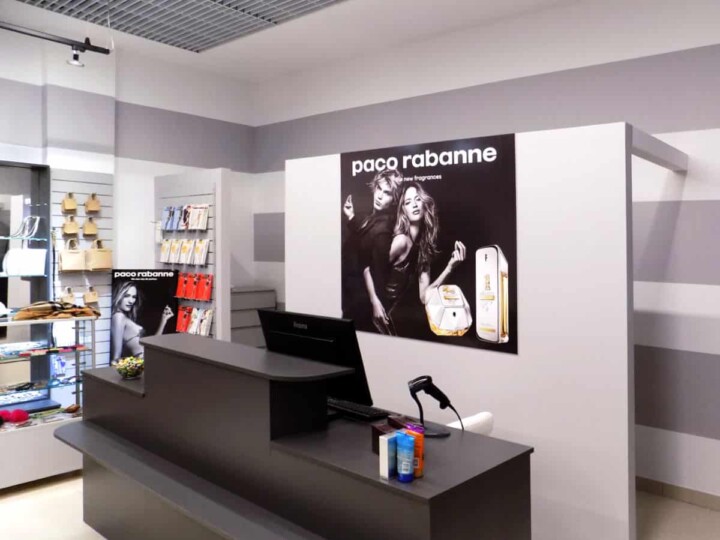 reklama na ścianę druk na PCV 3