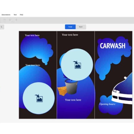 Szablony do druku kartek okolicznościowych Poligrafia 2