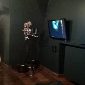 dekoracja z wyciętego PCV z wydrukiem na folii